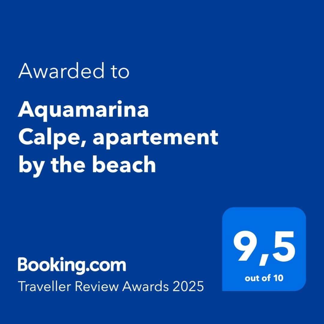 Aquamarina I Calpe, Apartement By The Beach Exterior foto